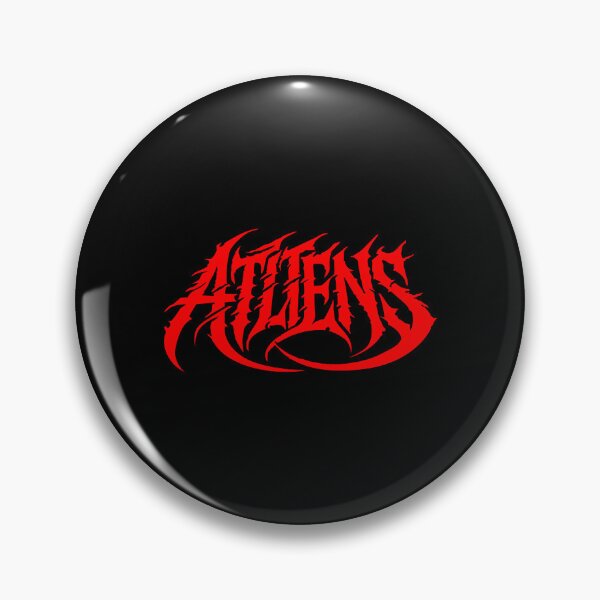 Artikelvorschau, ATLiens Brutal Death Metal Style Logo Rot entworfen und verkauft von oliverkstoks.