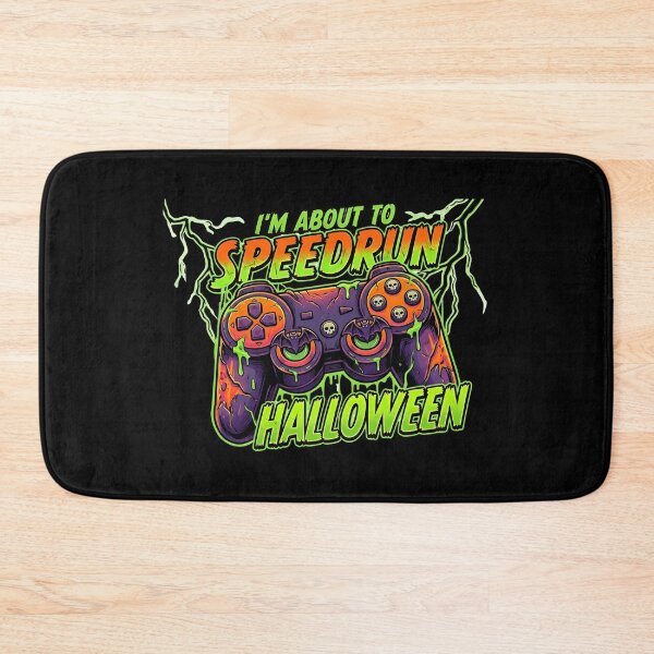 Item preview, I'm About to Speedrun Halloween – Spooky Gamer Controller Illustration designed and sold by PHRASEandSTYLE.