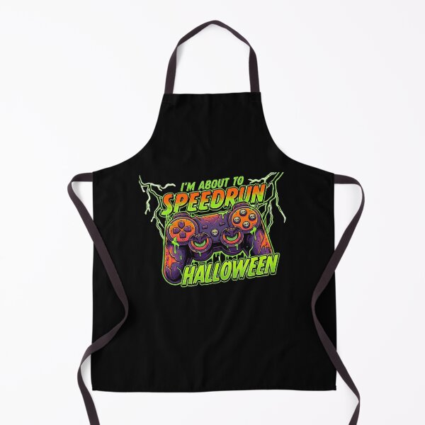 Item preview, I'm About to Speedrun Halloween – Spooky Gamer Controller Illustration designed and sold by PHRASEandSTYLE.