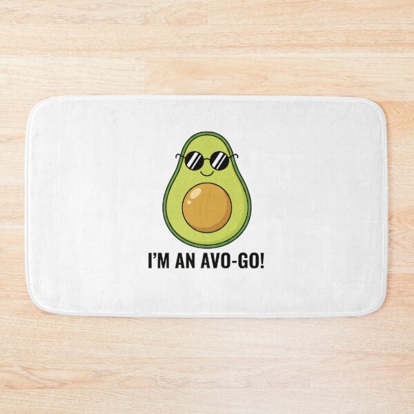 Item preview, “Cool Avocado with Glasses – Fun Design designed and sold by Redwal15.