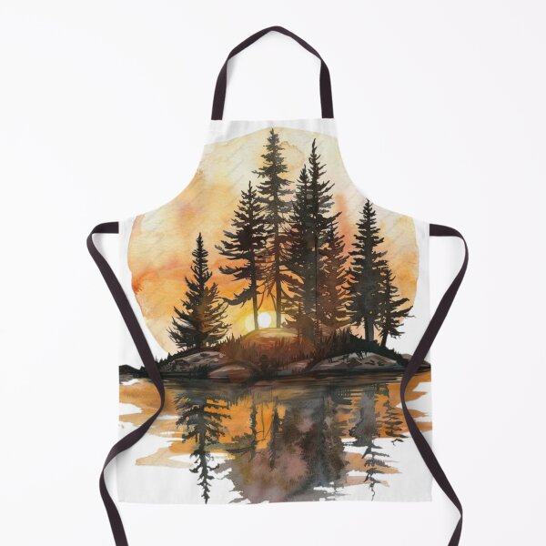 Item preview, Wilderness Forest Sunset Reflection Nature Lover designed and sold by fancy-to-shop.