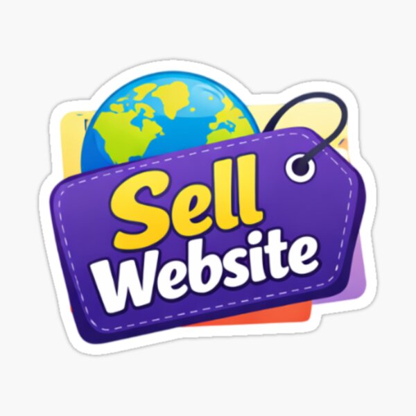 sell website Sticker