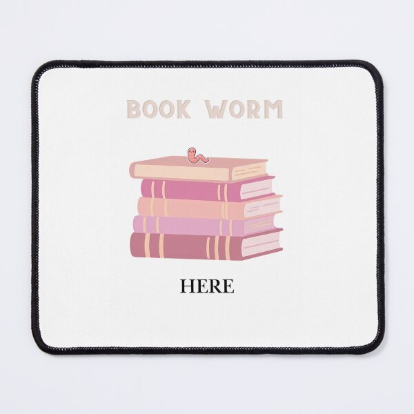 Item preview, Book Worm Here designed and sold by YoonasCreations.