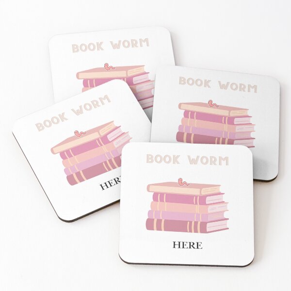 Item preview, Book Worm Here designed and sold by YoonasCreations.