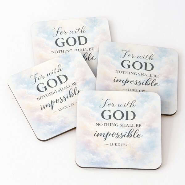 Item preview, Nothing is impossible with God designed and sold by Kimjs-design.