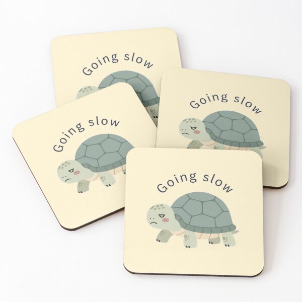 Item preview, Going Slow Turtle – Cute Burnout Sticker designed and sold by sillyweas.