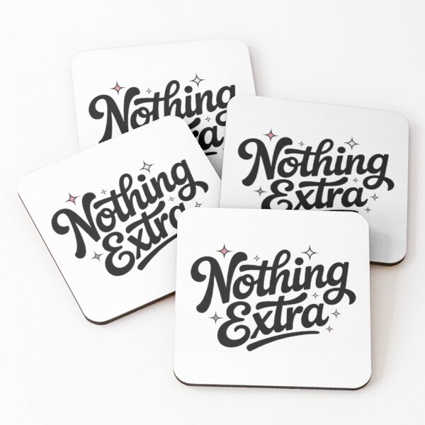 Item preview, Nothing Extra — Clean Minimalist Statement Tee designed and sold by NewUSShop.