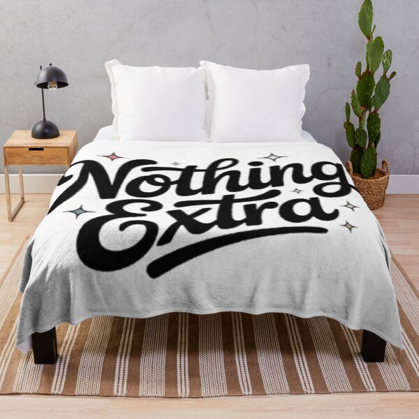 Item preview, Nothing Extra — Clean Minimalist Statement Tee designed and sold by NewUSShop.