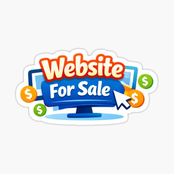 this website is for sale Sticker