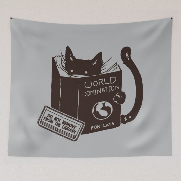 Item preview, World Domination for Cats Do Not Remove by Tobe Fonseca designed and sold by Tobe Fonseca®.