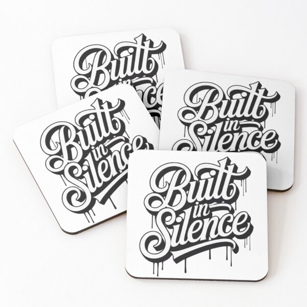 Item preview, Built In Silence — Quiet Hustle Statement Tee designed and sold by NewUSShop.
