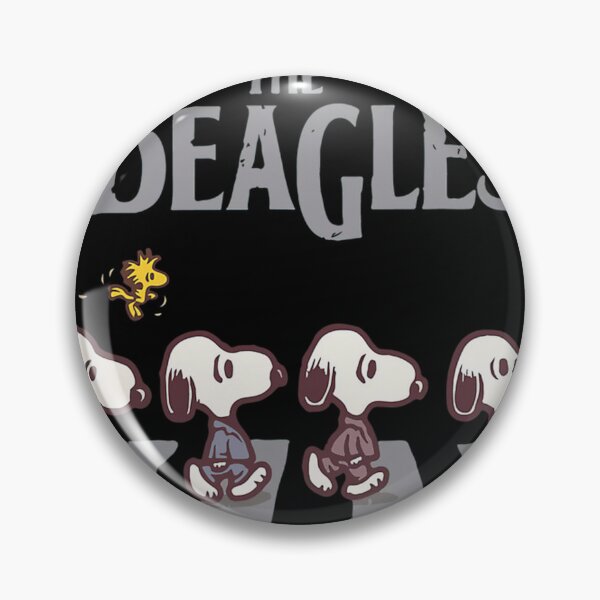 Aperçu de l'œuvre Fan art drôle et mignon de Snoopy sur Abbey Road créée et vendue par SAM-ART-PK.