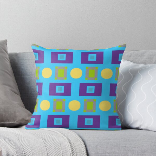 Item preview, Abstract Blue and Yellow Pattern with Geometry designed and sold by Sendreka.