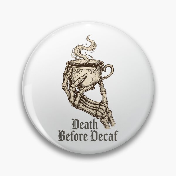 Item preview, Vintage Skeleton Hand & Gothic Coffee Lover  designed and sold by Dazzle-Sizzle.