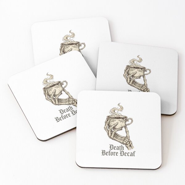 Item preview, Vintage Skeleton Hand & Gothic Coffee Lover  designed and sold by Dazzle-Sizzle.