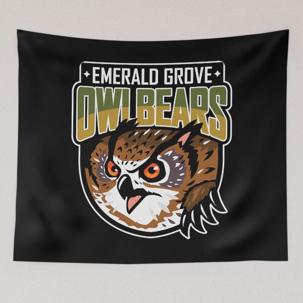 Item preview, Emerald Grove Owlbears designed and sold by StonksStamps.