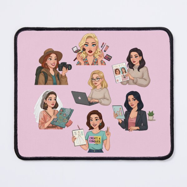Item preview, Women Supporting Women business Owners, Digital illustration designed and sold by TheCdnGal.