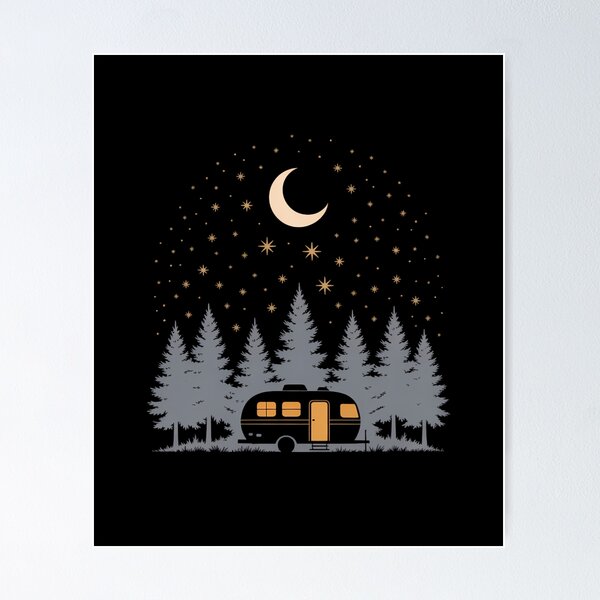 Item preview, Camping Adventure Outdoor Aesthetic designed and sold by NosuriHanArt.
