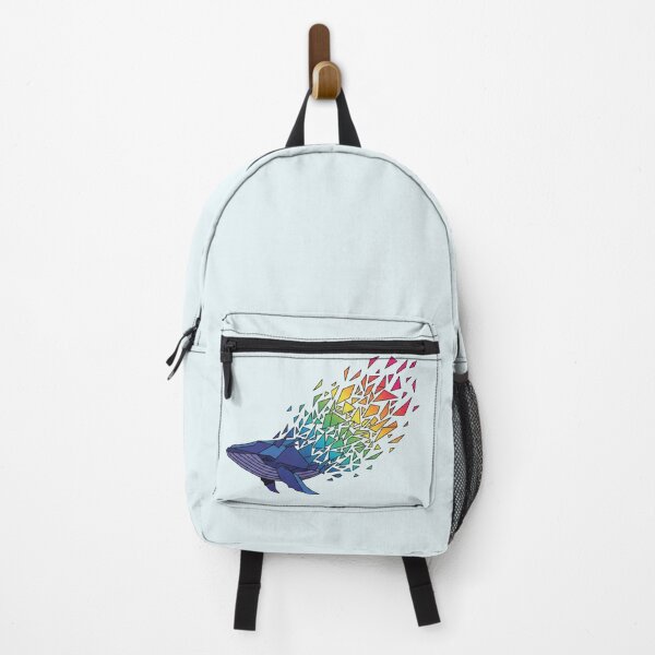 Item preview, Geometric Rainbow Whale Fragment Art designed and sold by bsbd-action.