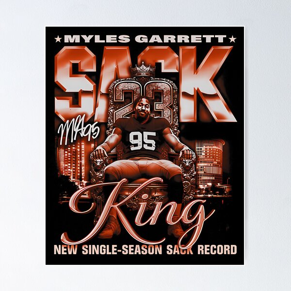 Item preview, Myles Garrett Cleveland Sack King designed and sold by Pramuditha Maduwantha.