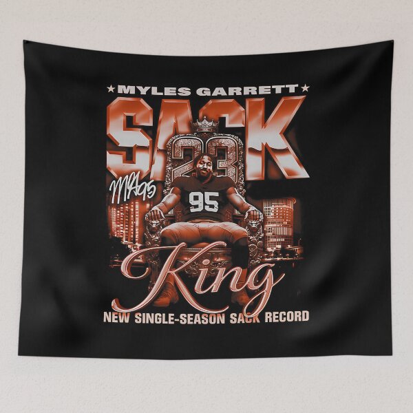 Item preview, Myles Garrett Cleveland Sack King designed and sold by Pramuditha Maduwantha.