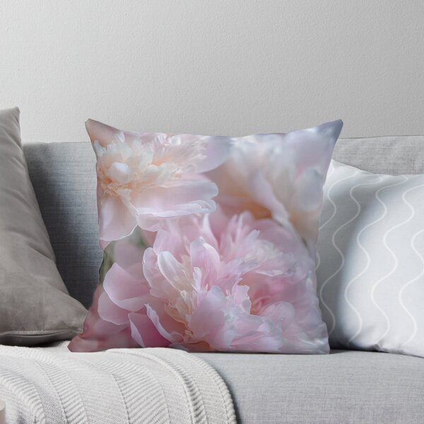Item preview, Oversized delicate floral wallpaper, giant peony and rose blooms designed and sold by arthubgirl.