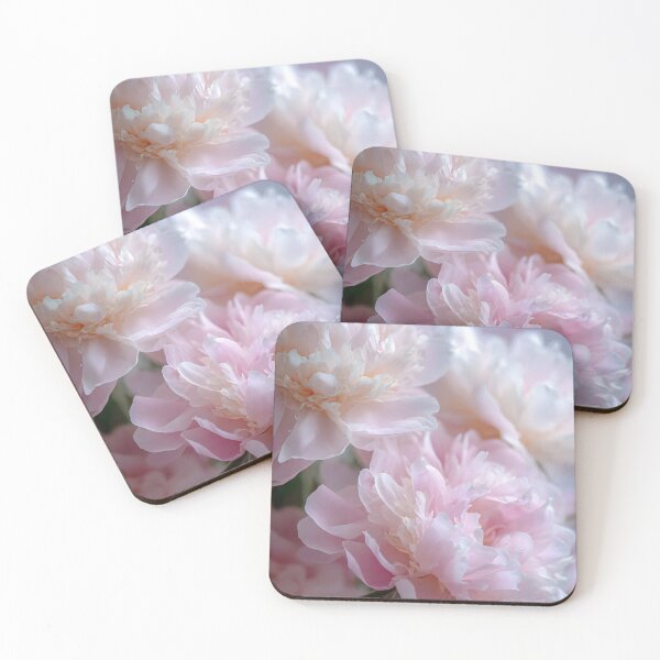 Item preview, Oversized delicate floral wallpaper, giant peony and rose blooms designed and sold by arthubgirl.