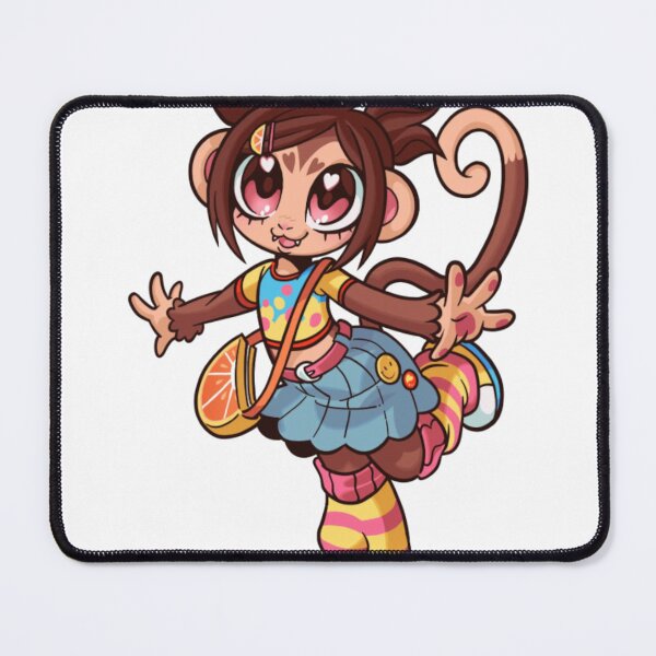 Item preview, Y2K Harajuku Monkey Girl Chibi designed and sold by BobStudioZo.