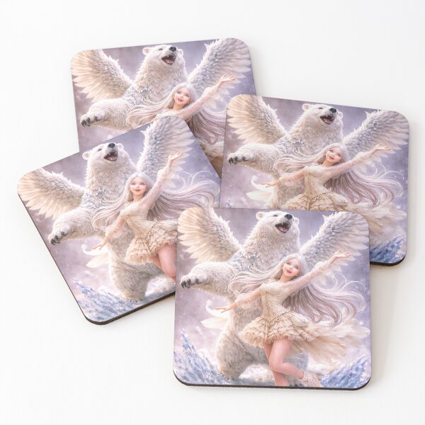 Item preview, Snow queen Neve and Polar bear dragon designed and sold by AlyLucid.