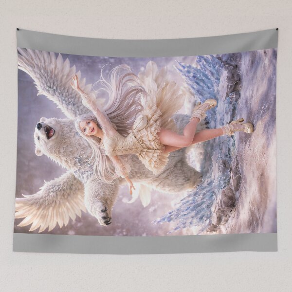 Item preview, Snow queen Neve and Polar bear dragon designed and sold by AlyLucid.
