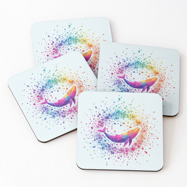 Item preview, Vibrant Cosmic Crystal Whale Circle designed and sold by bsbd-action.