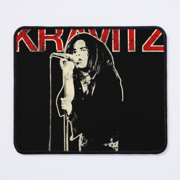 Item preview, Lenny Kravitz  Red Mic Pose  designed and sold by rushdystore.