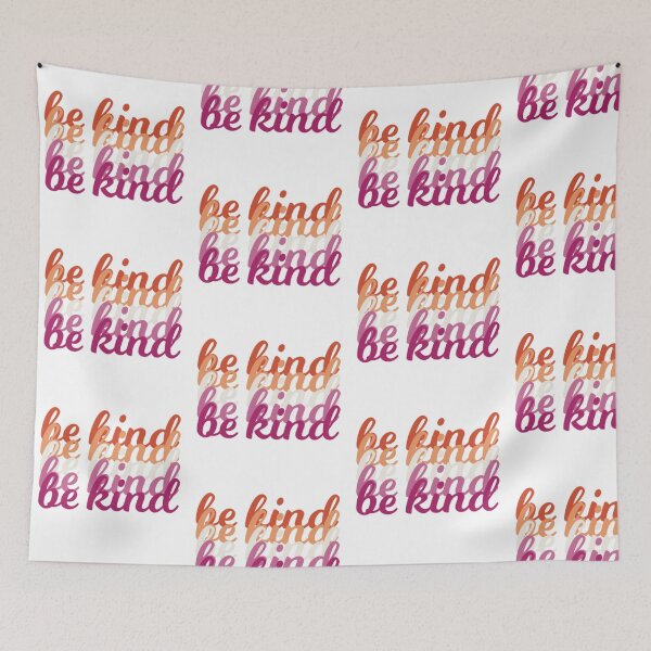 Item preview, Be kind sapphic lesbian pride flag colors designed and sold by Mariecobiz.