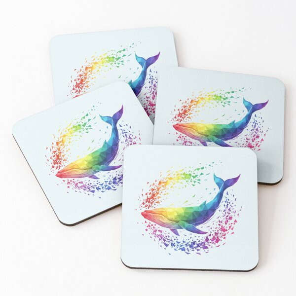 Item preview, Rainbow Prism Whale Splash Art designed and sold by bsbd-action.