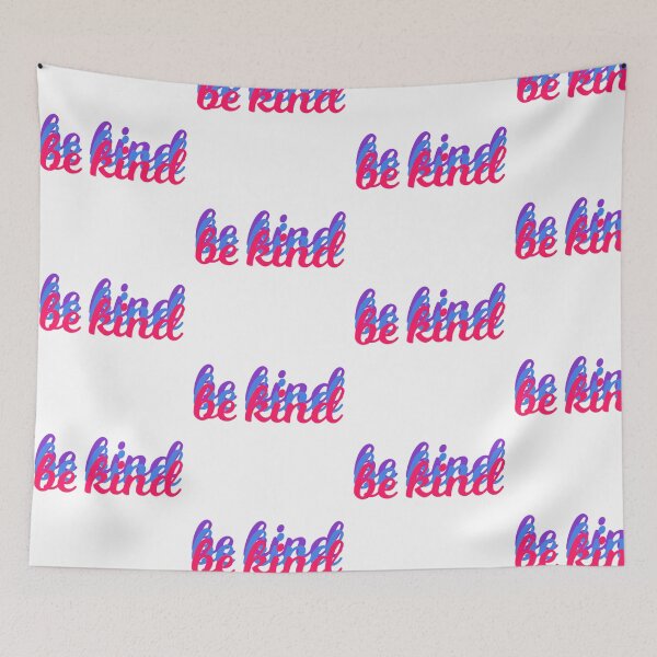 Item preview, Be kind bisexual pride flag colors designed and sold by Mariecobiz.
