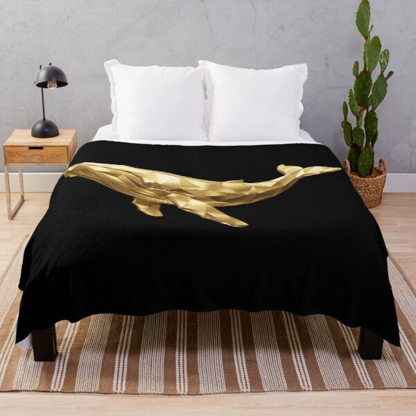 Item preview, Luxury Golden Geometric Whale Sculpture designed and sold by bsbd-action.