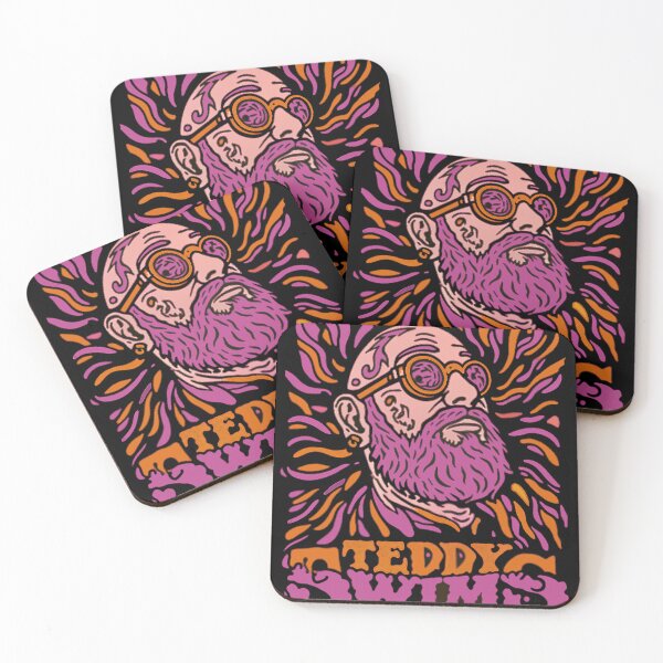 Item preview,  Teddy Swims Psychedelic Illustration designed and sold by kikiprints.