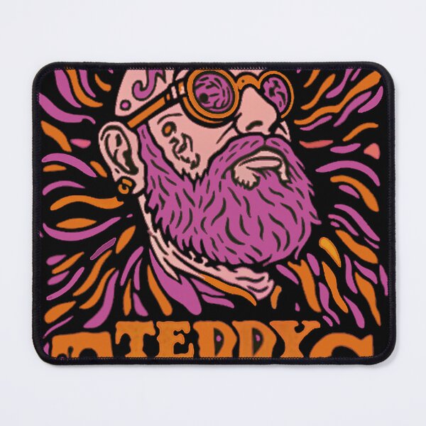 Item preview,  Teddy Swims Psychedelic Illustration designed and sold by kikiprints.