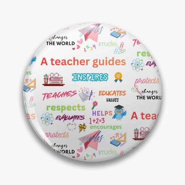 Item preview, The Many Inspirations of a Teacher: Educational Collage designed and sold by VibranPalette.