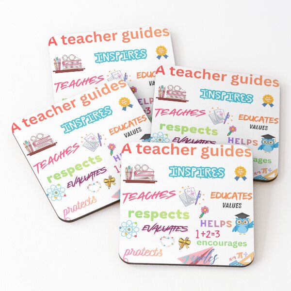 Item preview, The Many Inspirations of a Teacher: Educational Collage designed and sold by VibranPalette.