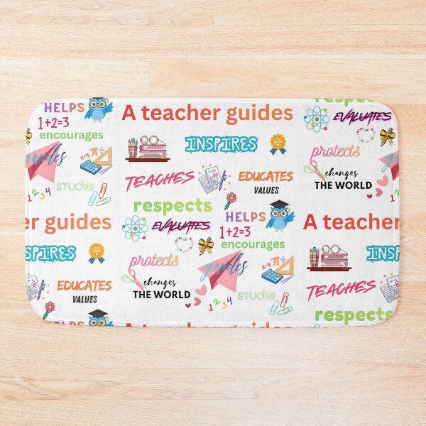Item preview, The Many Inspirations of a Teacher: Educational Collage designed and sold by VibranPalette.