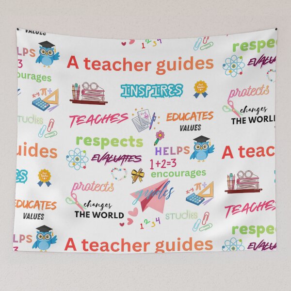 Item preview, The Many Inspirations of a Teacher: Educational Collage designed and sold by VibranPalette.