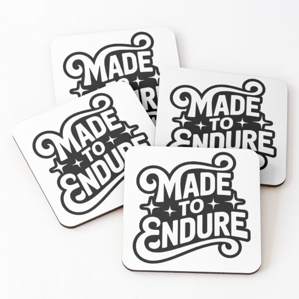 Item preview, Made To Endure — Built for Strength Statement Tee designed and sold by NewUSShop.