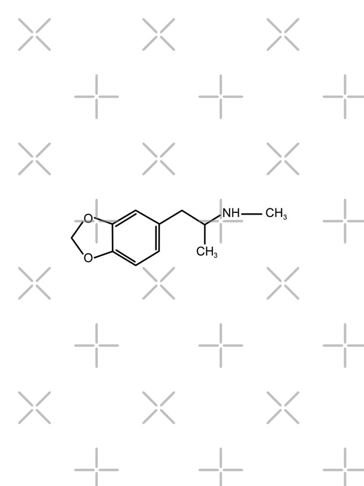 Thumbnail 4 of 4, iPhone Case, MDMA molecule designed and sold by Fyleth.