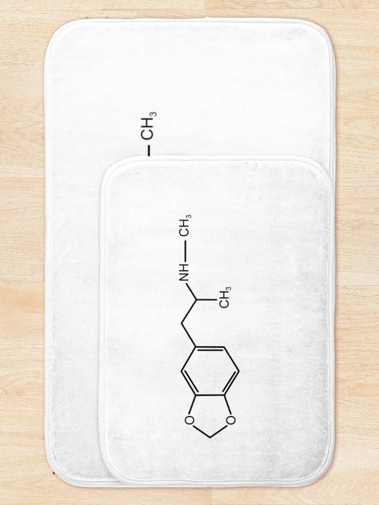 Thumbnail 5 of 6, Bath Mat, MDMA molecule designed and sold by Fyleth.