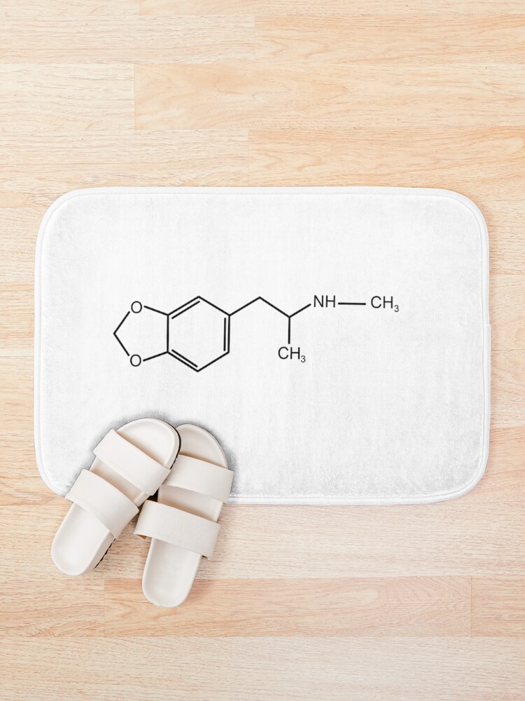 Thumbnail 1 of 6, Bath Mat, MDMA molecule designed and sold by Fyleth.