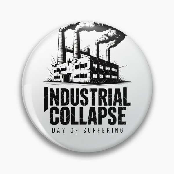 Item preview, Industrial Collapse Hardcore Metalcore Dystopian Graphic designed and sold by Nordic Echo.
