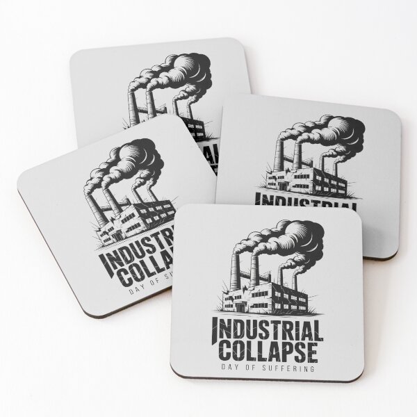 Item preview, Industrial Collapse Hardcore Metalcore Dystopian Graphic designed and sold by Nordic Echo.