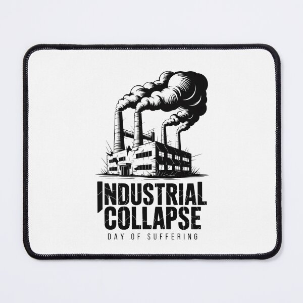 Item preview, Industrial Collapse Hardcore Metalcore Dystopian Graphic designed and sold by Nordic Echo.