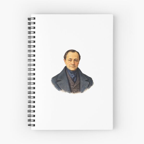 Item preview, Auguste Comte, Modern Philosopher, Gouache Poster Paint designed and sold by shadow-bloom.